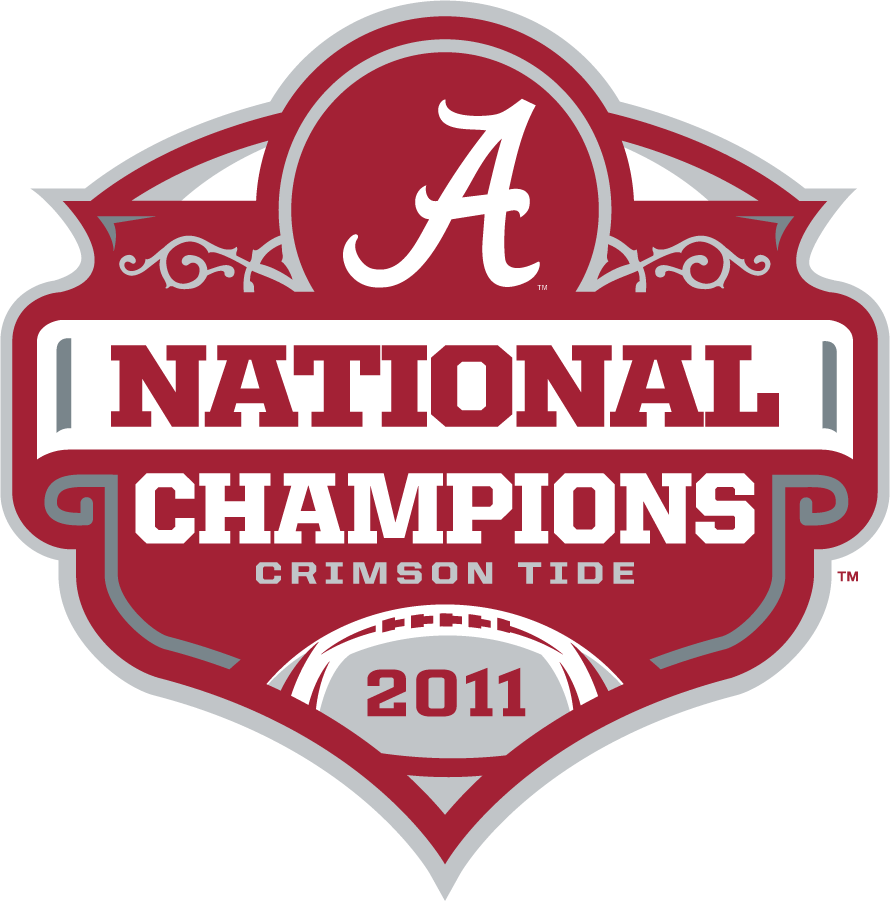 Alabama Crimson Tide 2011 Champion Logo diy iron on heat transfer
